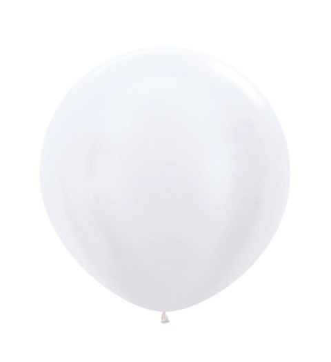 Balony lateksowe Sempertex, Pearl White, 60cm, 10 szt. Balony lateksowe Sempertex, Pearl White, 60cm, 10 szt.
