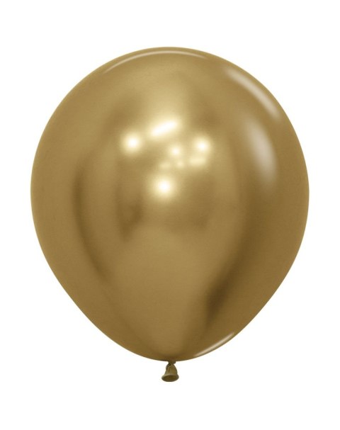 Balony lateksowe Sempertex, Reflex Gold, 45cm, 1szt. Balony lateksowe Sempertex, Reflex Gold, 45cm, 1szt.