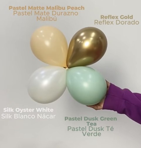Balony lateksowe Sempertex Silk Oyster White, 30 cm, 50szt. Balony lateksowe Sempertex Silk Oyster White, 30 cm, 50szt.