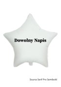 Naklejka personalizowana na balon, dowolny napis, 15x25 cm Naklejka personalizowana na balon, dowolny napis, 15x25 cm