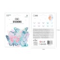 Naklejki Motyle Holograficzne - Zestaw Mix 12 sztuk Naklejki Motyle Holograficzne - Zestaw Mix 12 sztuk