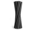 Rurki słomki wielokrotnego użytku, czarne, 7,5x190 mm, 200 szt. Rurki słomki wielokrotnego użytku, czarne, 7,5x190 mm, 200 szt.