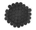 Rurki wielokrotnego użytku, czarne jumbo, 9mm, 240mm, 250szt. Rurki wielokrotnego użytku, czarne jumbo, 9mm, 240mm, 250szt.