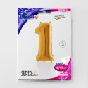 Balon foliowy Cyfra 1 Złota - 102 cm Grabo Balon foliowy Cyfra 1 Złota - 102 cm Grabo