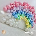 Balony Lateksowe Gemar Metaliczne Perłowe 45cm, 25 szt.