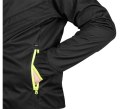 KURTKA MIX&MATCH SOFTSHELL CZARNO-ŻÓŁTA ROZMIAR L NEO