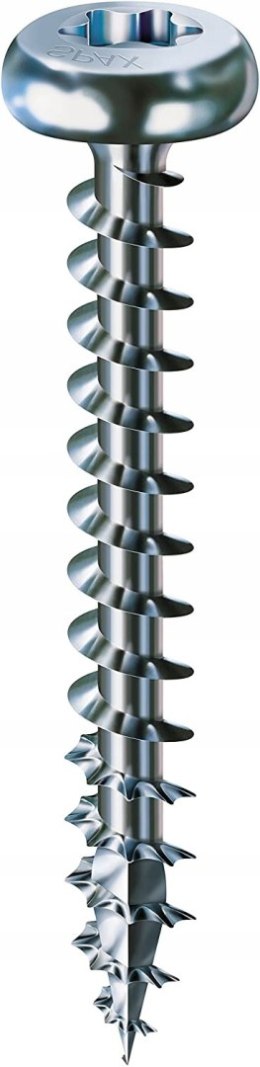 WKRĘT ŁEB PÓŁKULISTY (500) OCYNK BIAŁY 4.0*40MM HB TX MINI SPAX