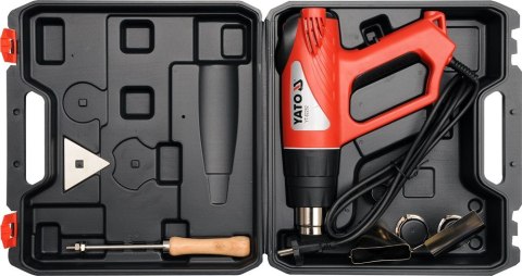 OPALARKA 2000W 50~550°C AKCESORIA WSKAŹNIK LED YATO