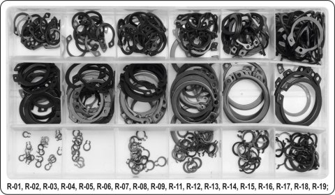 ZESTAW PIERŚCIENI SEGERA ZEWNĘTRZNYCH 300SZT YATO