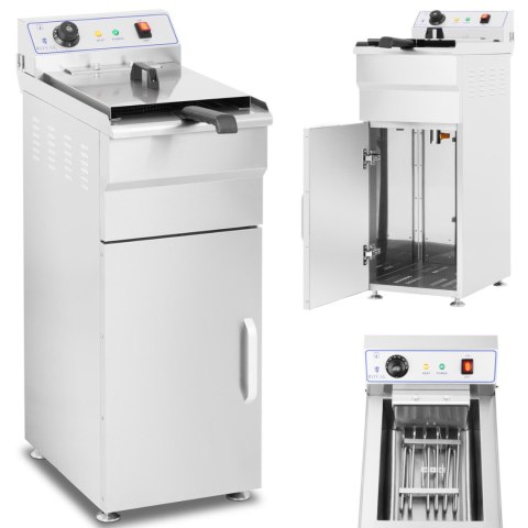 Frytkownica wolnostojąca elektryczna na szafce 400V 10L Frytkownica wolnostojąca elektryczna na szafce 400V 10L