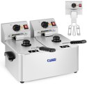Frytownica elektryczna podwójna z termostatem EGO 2x4L Frytownica elektryczna podwójna z termostatem EGO 2x4L