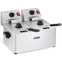 Frytownica elektryczna podwójna z termostatem EGO 2x4L Frytownica elektryczna podwójna z termostatem EGO 2x4L