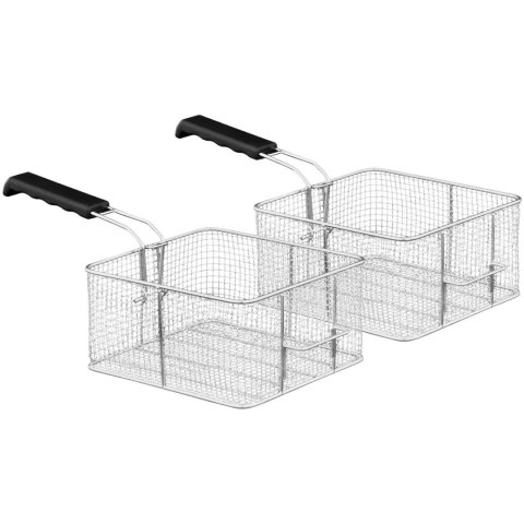 Frytownica podwójna dwukomorowa z kranami 400V - 2x10L Frytownica podwójna dwukomorowa z kranami 400V - 2x10L