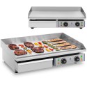 Grill elektryczny z wysokim rantem szer. 75cm Grill elektryczny z wysokim rantem szer. 75cm
