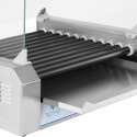 Grill rolkowy z szybą Roller grill z rolkami z teflonu 11T Grill rolkowy z szybą Roller grill z rolkami z teflonu 11T