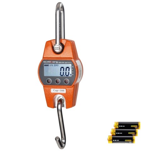 Waga hakowa łowiecka dla myśliwych handlowa SBS-KW-300/100-O LCD do 300kg Waga hakowa łowiecka dla myśliwych handlowa SBS-KW-300/100-O LCD do 300kg