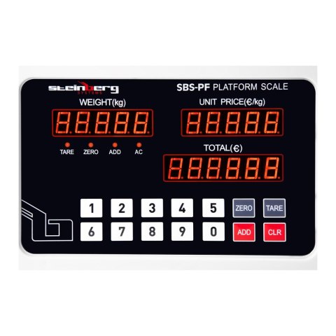 Waga platformowa magazynowa SBS-PF-100A1 LED do 100kg Waga platformowa magazynowa SBS-PF-100A1 LED do 100kg
