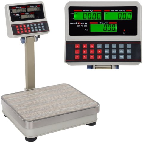 Waga sklepowa platformowa SBS-PW-60 LCD do 60kg Waga sklepowa platformowa SBS-PW-60 LCD do 60kg