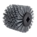 Walec szlifierski szczotka walcowa nylonowa do satyniarki 120x100mm Walec szlifierski szczotka walcowa nylonowa do satyniarki 120x100mm