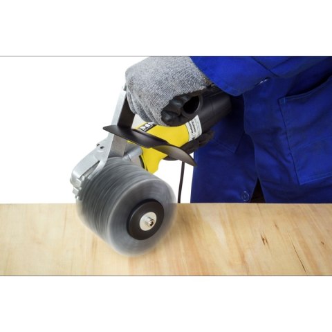 Walec szlifierski szczotka walcowa nylonowa do satyniarki 120x100mm Walec szlifierski szczotka walcowa nylonowa do satyniarki 120x100mm