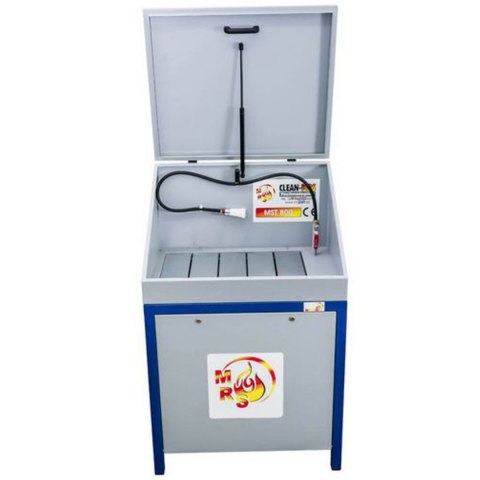 Myjka warsztatowa do części z obiegiem zamkniętym MST 800 z pokrywą Myjka warsztatowa do części z obiegiem zamkniętym MST 800 z pokrywą