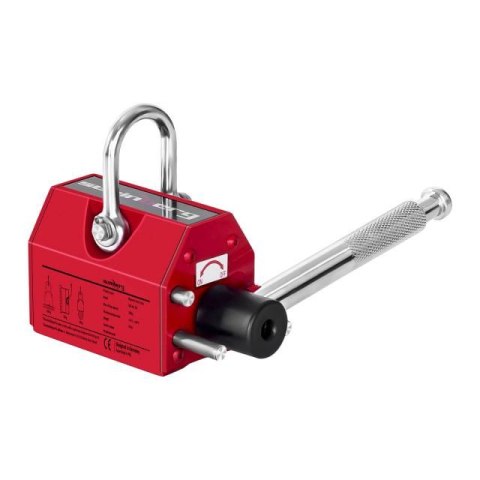 Ręczny podnośnik chwytak magnetyczny do blach i profili do 100kg Ręczny podnośnik chwytak magnetyczny do blach i profili do 100kg