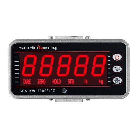 Waga hakowa podwieszana z pilotem do 1000kg / 0,5kg LED