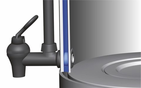 Zaparzacz warnik do kawy elektryczny podwójne ścianki 15 L. - Hendi 211304 Zaparzacz warnik do kawy elektryczny podwójne ścianki 15 L. - Hendi 211304