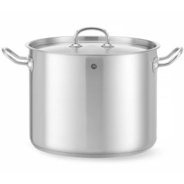 Garnek wysoki Kitchen Line z pokrywką 13,5 l śr. 280 x 220 h - Hendi 837405