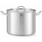 Garnek wysoki Kitchen Line z pokrywką 13,5 l śr. 280 x 220 h - Hendi 837405