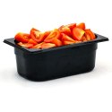 Pojemnik z czarnego poliwęglanu GN 1/4 wys. 100 mm - Hendi 862629