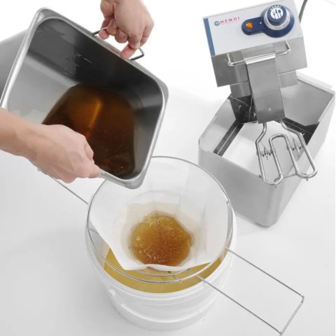 Filtr z włókniny do filtrowania frytury 50 szt. - Hendi 632802