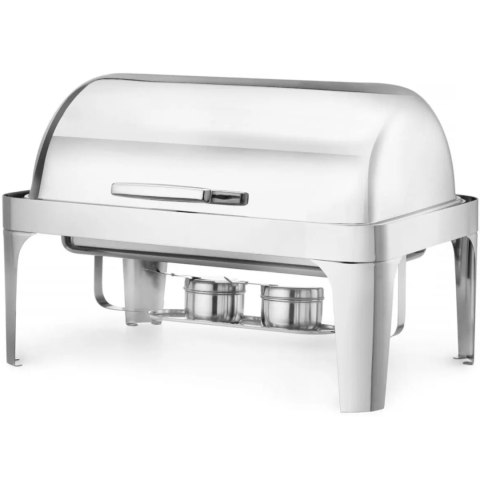 Podgrzewacz do potraw na pastę RollTop GN1/1 65mm stalowy - Hendi 470305