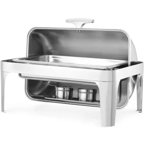 Podgrzewacz do potraw na pastę RollTop GN1/1 65mm stalowy - Hendi 470305