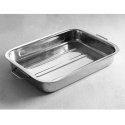 Brytfanna stalowa nierdzewna do pieczenia w piekarniku 430x310x60mm - Hendi 508527 Brytfanna stalowa nierdzewna do pieczenia w piekarniku 430x310x60mm - Hendi 508527
