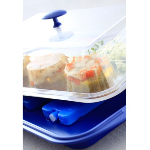 Chłodzona taca do potraw z pokrywą 43x29cm - Hendi 424155 Chłodzona taca do potraw z pokrywą 43x29cm - Hendi 424155