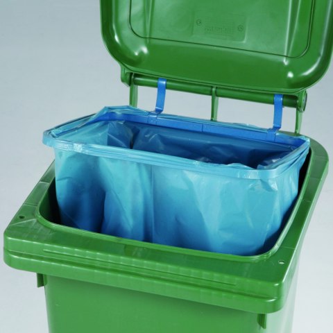 Metalowa ramka do zamocowania worka na śmieci na koszu kuble 120L Metalowa ramka do zamocowania worka na śmieci na koszu kuble 120L