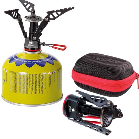 Najlżejsza kuchenka turystyczna na kartusze gazowe (zawór lub gwint) SPARK 80gram 2.6kW Najlżejsza kuchenka turystyczna na kartusze gazowe (zawór lub gwint) SPARK 80gram 2.6kW