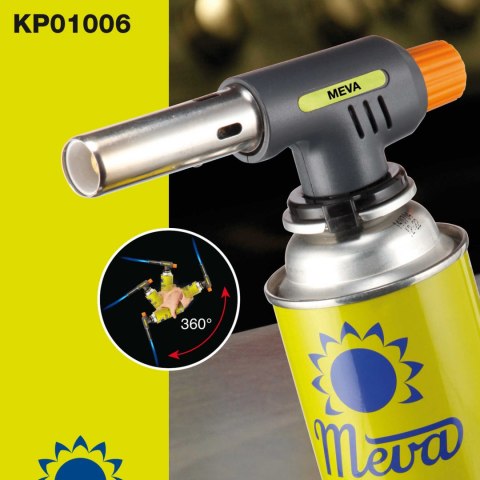 Palnik gastronomiczny na kartusze do Creme Brulle 1kW Palnik gastronomiczny na kartusze do Creme Brulle 1kW