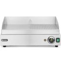 Płyta grzewcza grillowa Profi Line gładka-ryflowana do pracy ciągłej 2400W - Hendi 203156