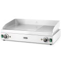 Płyta grzewcza grillowa Profi Line gładka-ryflowana podwójna do pracy ciągłej 3500W - Hendi 203163