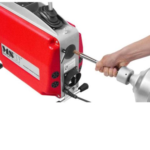 Elektryczna maszyna przepychacz udrażniacz do rur śr. 20 - 150 mm MSW POWER DRAIN CLEAN 2.3E + akcesoria Elektryczna maszyna przepychacz udrażniacz do rur śr. 20 - 150 mm MSW POWER DRAIN CLEAN 2.3E + akcesoria