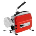 Elektryczna maszyna przepychacz udrażniacz do rur śr. 20 - 150 mm MSW POWER DRAIN CLEAN 2.3E + akcesoria Elektryczna maszyna przepychacz udrażniacz do rur śr. 20 - 150 mm MSW POWER DRAIN CLEAN 2.3E + akcesoria