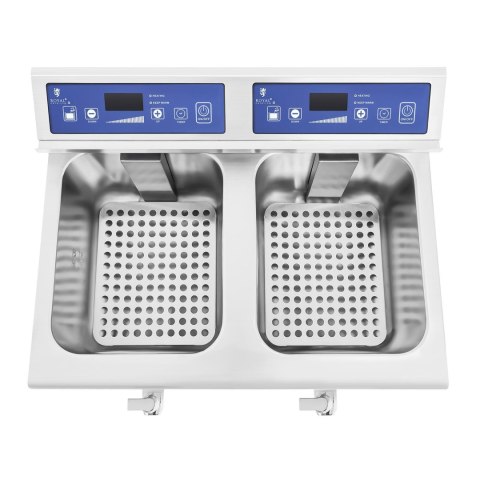 Frytownica frytkownica podwójna indukcyjna 7000W 230V Royal Catering 2x 10L Frytownica frytkownica podwójna indukcyjna 7000W 230V Royal Catering 2x 10L