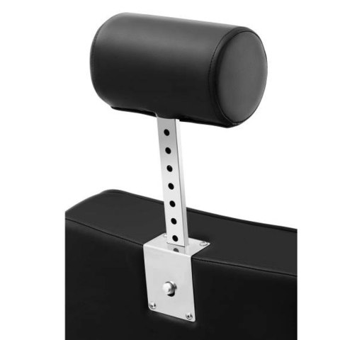 Profesjonalny fotel fryzjerski barberski z podnóżkiem obrotowy LUXURIA Physa czarny Profesjonalny fotel fryzjerski barberski z podnóżkiem obrotowy LUXURIA Physa czarny