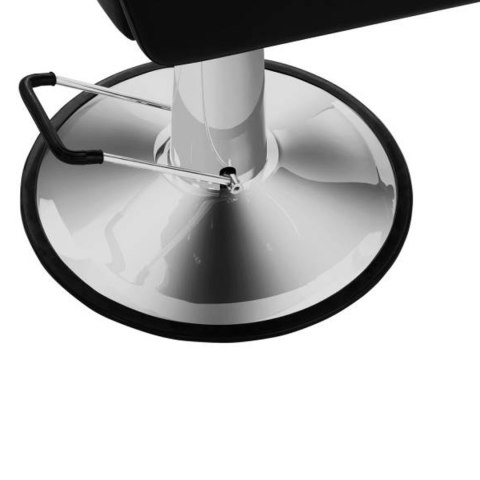 Profesjonalny fotel fryzjerski barberski z podnóżkiem obrotowy TURIN Physa czarny Profesjonalny fotel fryzjerski barberski z podnóżkiem obrotowy TURIN Physa czarny