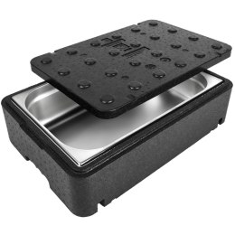 Termobox pudełko termos pojemnik termiczny z pokrywką do żywności leków 600x400x166mm 23L GN1/1