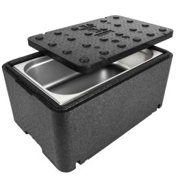 Termobox pudełko termos pojemnik termiczny z pokrywką do żywności leków 600x400x296mm GN1/1 48L