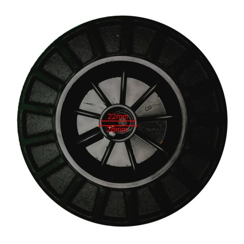 Koło kółko do śmietnika kosza kubła na śmieci MGB 120L 240L śr. 200mm Koło kółko do śmietnika kosza kubła na śmieci MGB 120L 240L śr. 200mm