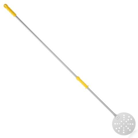 Łopata do obracania pizzy z ruchomym uchwytem perforowana śr.220(H)1700mm Lilly Codroipo Hendi 617786 Łopata do obracania pizzy z ruchomym uchwytem perforowana śr.220(H)1700mm Lilly Codroipo Hendi 617786